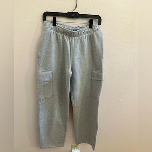 Aritzia cargo Gray Sweatpants size small